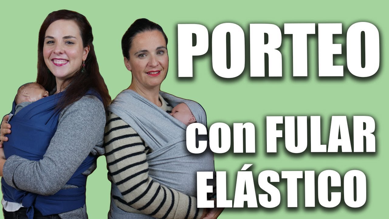 NUDO básico con FULAR ELÁSTICO para recién nacido | PORTEO ERGONÓMICO