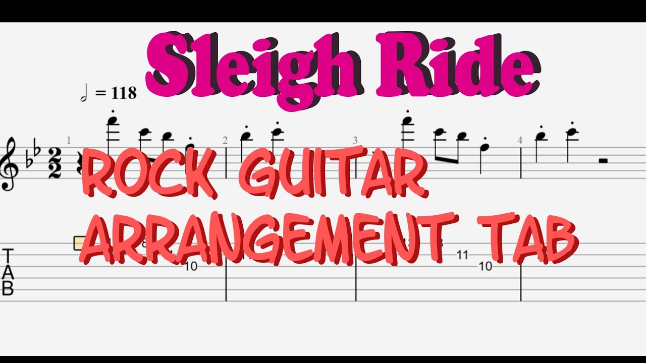 Sleigh Ride - Rock Guitar TAB
