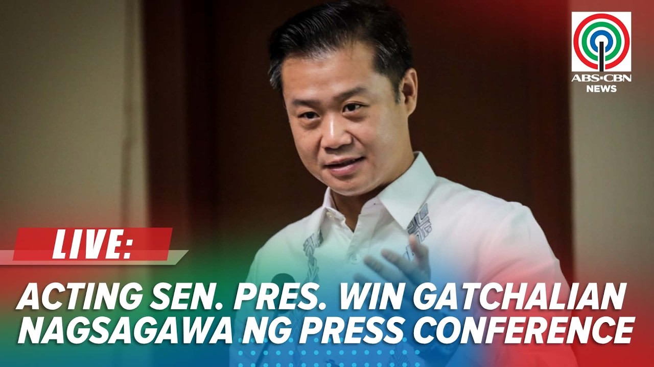 LIVE: Acting Senate President Win Gatchalian holds press briefing | June 4, 2026