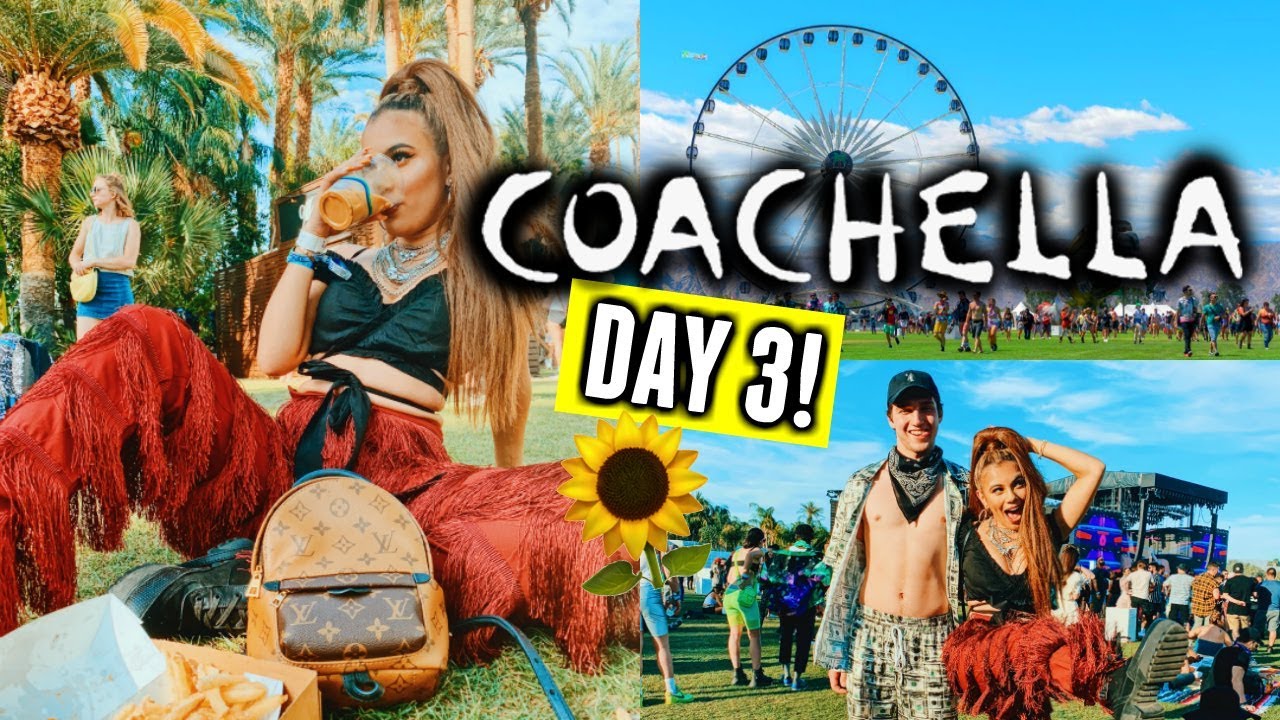 COACHELLA 2019 DAY 3🌵🌞 | Boyfriend does my makeup for the festival & Ariana!