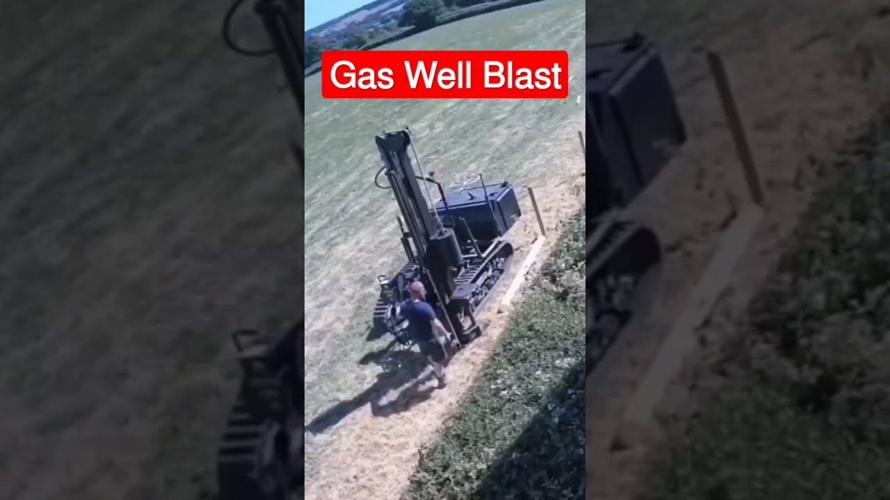 Shocking Gas Well Blast #shorts