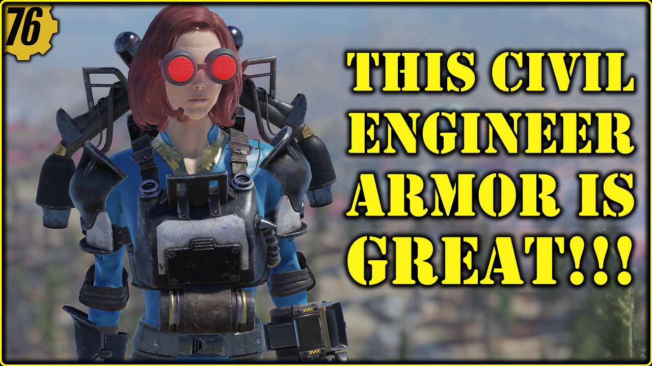Fallout 76 - Breaking Down Civil Engineer Armor | Tests, Comparison with SS / BoS + bonus tests.