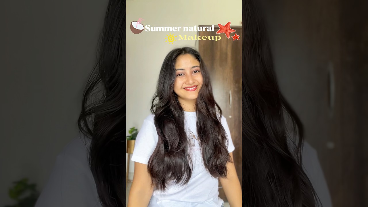 Summer natural makeup🫧🦪☀️ #makeup #makeuptutorial #shorts