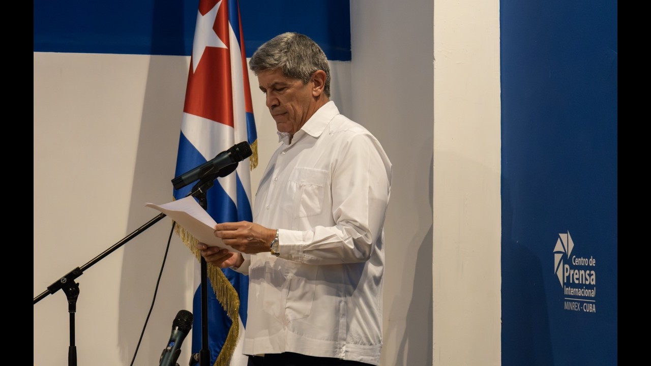 Declaraciones del VM de Relaciones Exteriores de la República de Cuba, Carlos Fernández de Cossío.