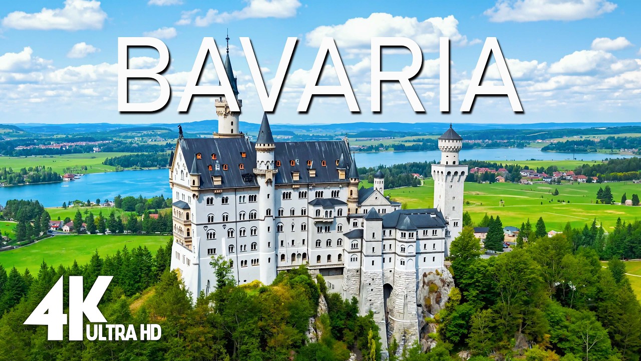 Bavaria, Germany 4K Ultra HD • Stunning Footage Bavaria, Scenic Relaxation Film with Calming Music.