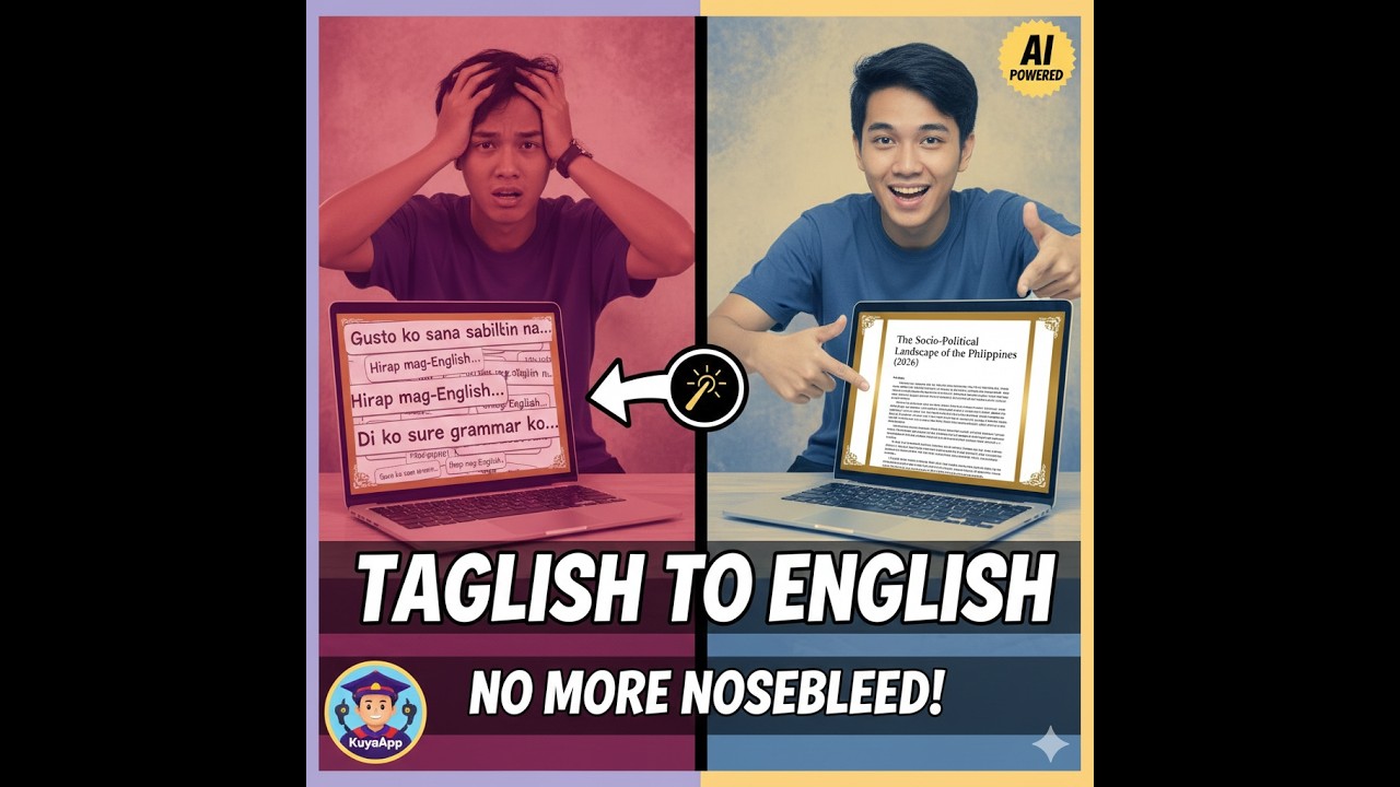 Paano Mag-Sulat ng Perfect English Essay Gamit ang AI (Taglish to Academic English Tutorial)