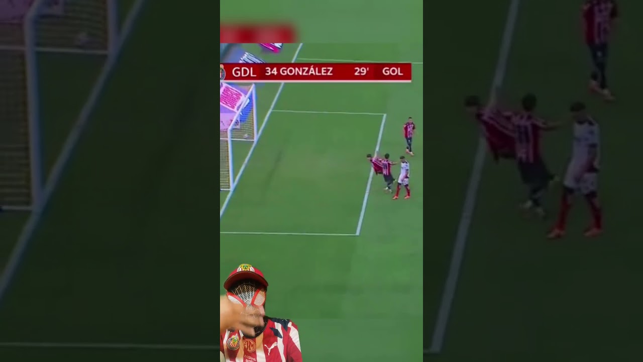 Gol de la HORMIGA 3-0 lo gana CHIVAS VS ATLAS  #futbol #ligamx #chivas  #gol #chivasdeguadalajara