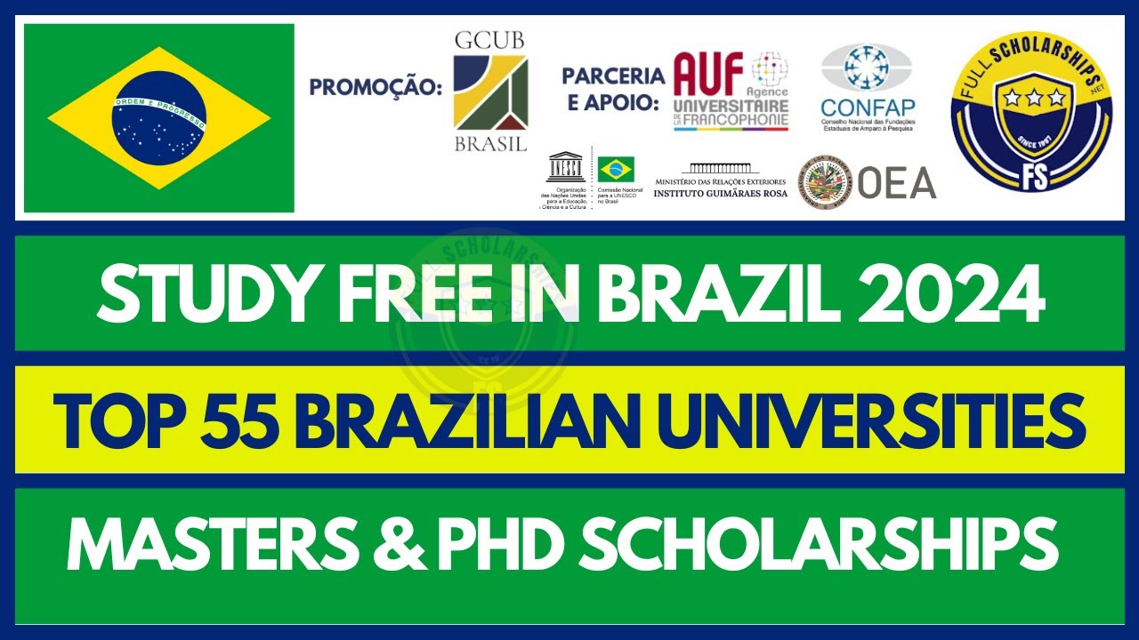 Free Scholarships in Brazil - Brazilian Universities (GCUB) Scholarships 2025-2026 for Masters, PhD