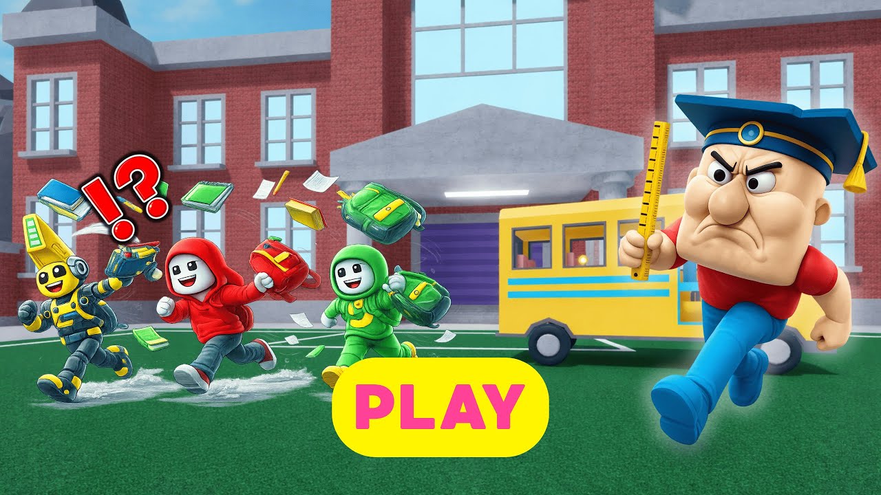 Epic School Escape Obby… Don’t Get Caught! 😨