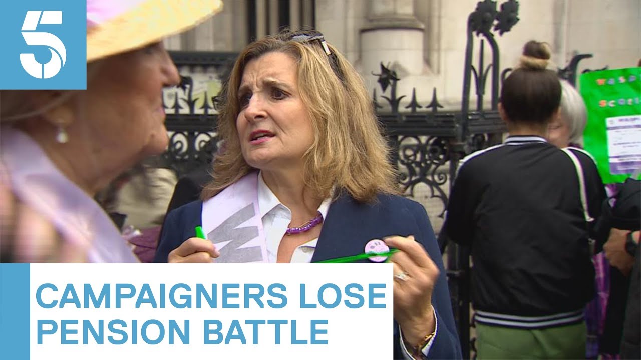 Campaigners lose High Court battle over changes to women's state pension age | 5 News