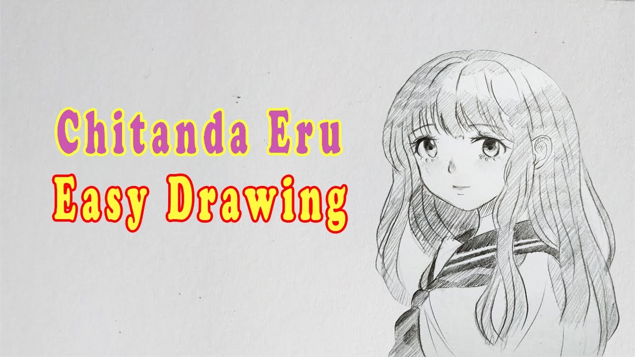 HOW TO DRAW CHITANDA ERU FROM HYOUKA