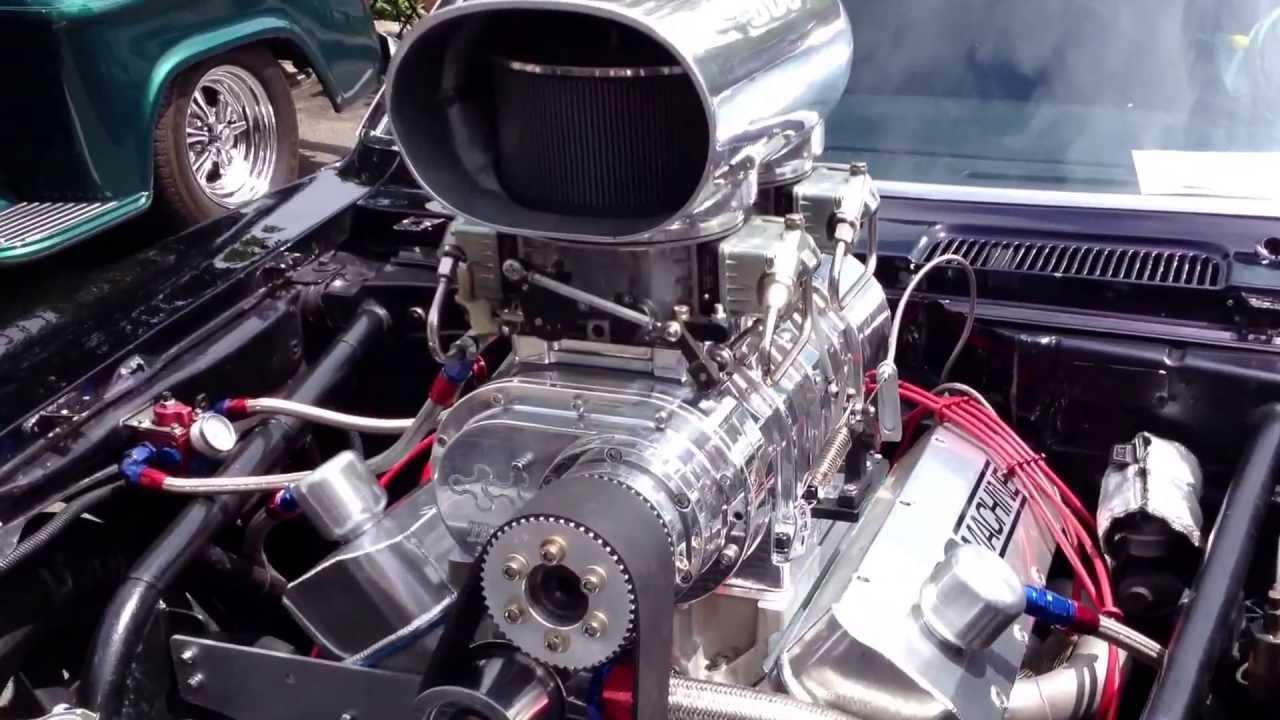 Black Tubbed Blown Big block 1968 Chevy Camaro super sport