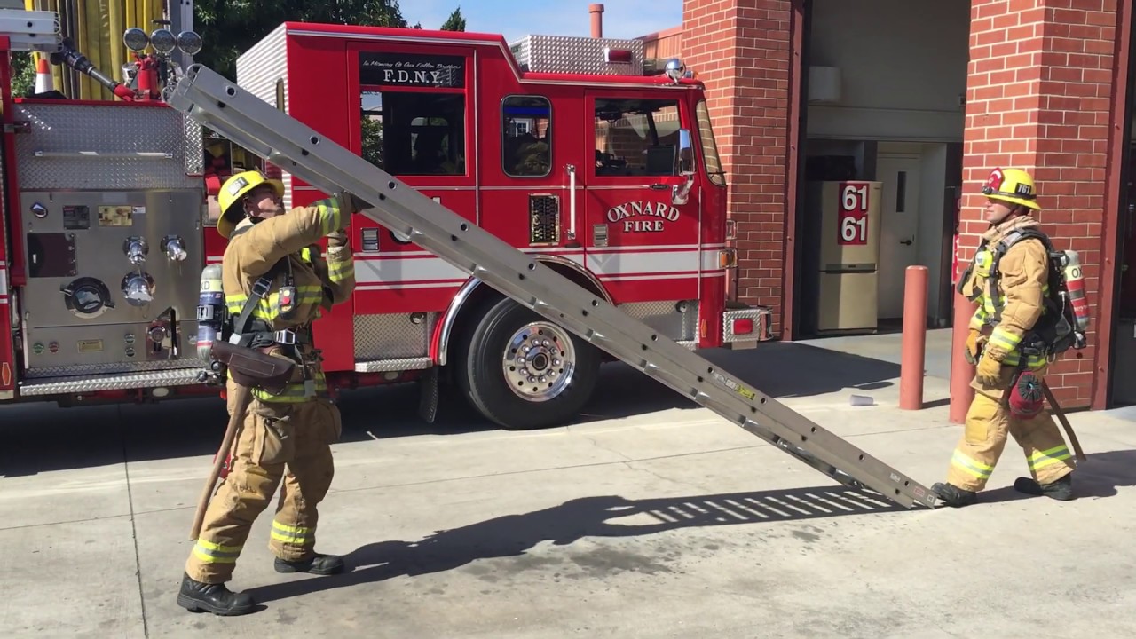 OXNARD COLLEGE FIRE TRAINING - Ladder 2 Person   24’ Flat Raise