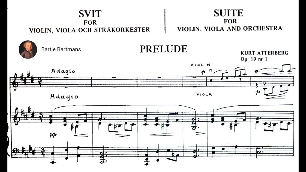 Kurt Atterberg - Suite No. 3 for Violin, Viola & String Orchestra, Op. 19, No. 1 (1917)