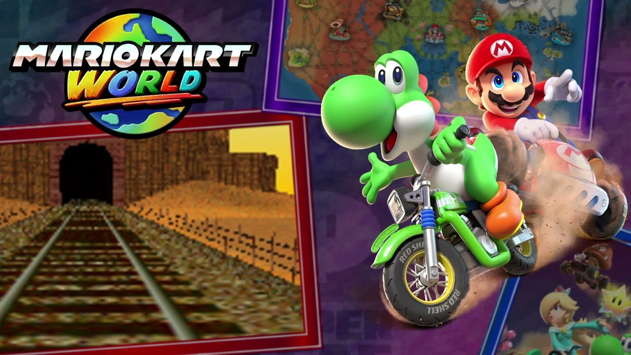 Kalimari Desert [Mario Kart 64] - Mario Kart World (Slowed Down)