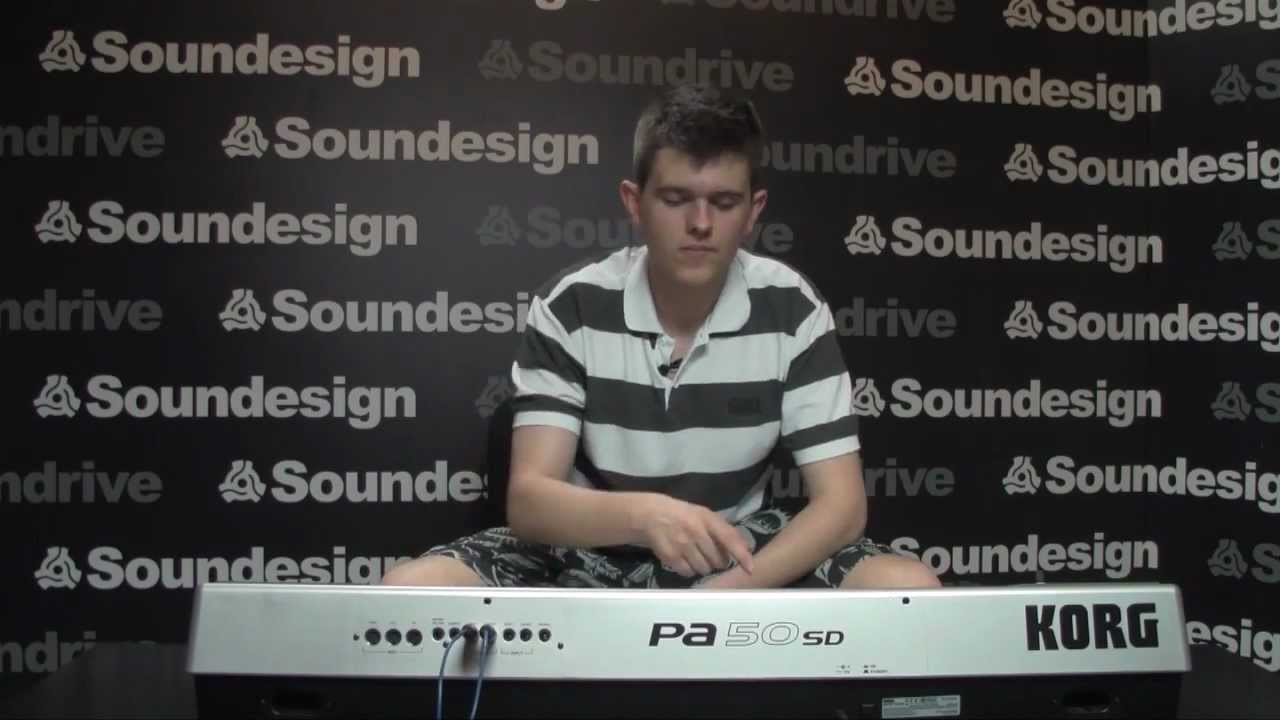 KORG PA-50SD - TUTORIAL cz.7