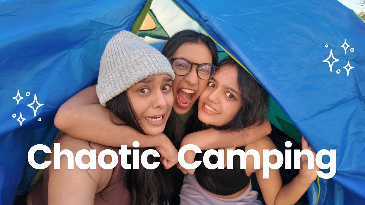 CAMPING OVERNIGHT IN OUR BACKYARD