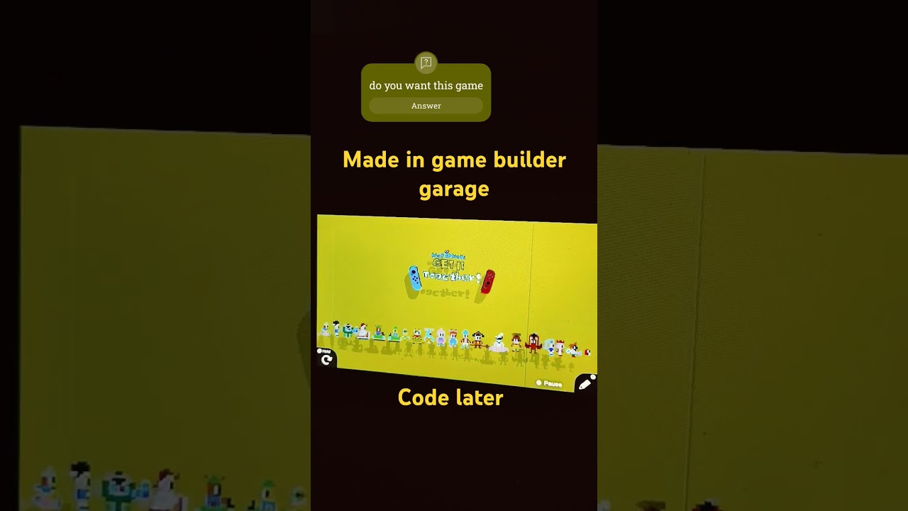 Game building garage WarioWare sprites #game builder garage #warioware get it together