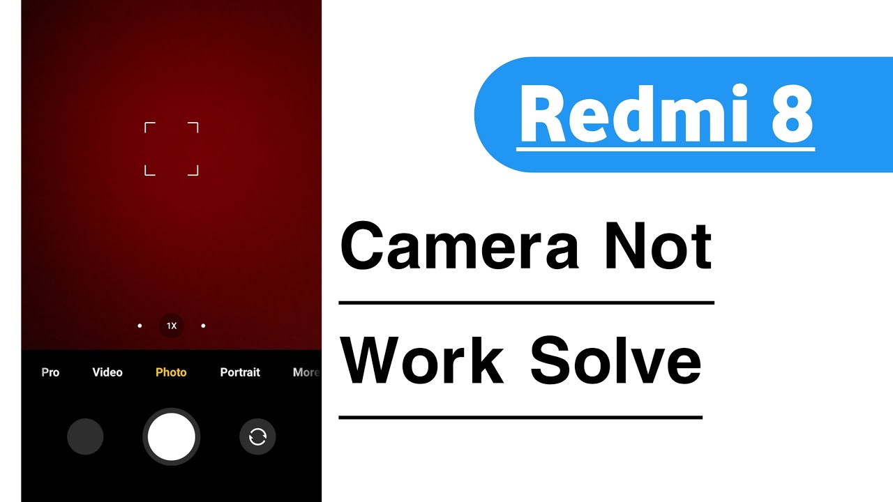 Redmi 8 Camera Not Working Problem Solve | Camera Problem Kaise Solve Kare Redmi 8 Me