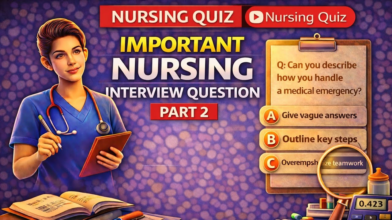 Hospital Interview Question For West Bengal Nursing Staff #nursinginterview #wbhrbexam #choexam 