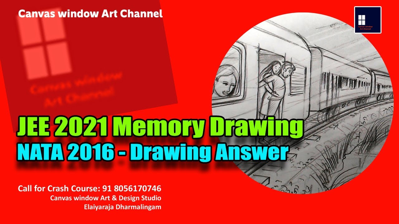 JEE BArch 2021 Memory Drawing - NATA 2016 Drawing Answer