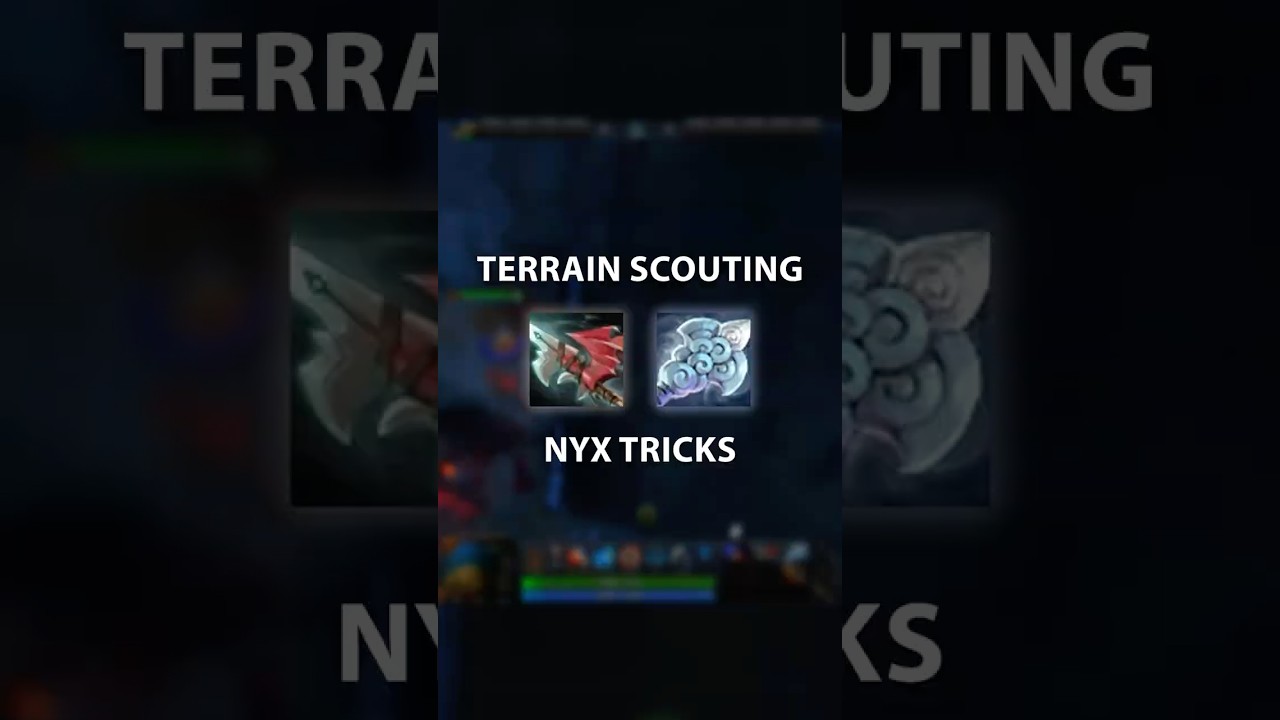Terrain Scouting: Nyx Assassin&rsquo;s Tricks (Burrow + Hurricane Pike + Wind Waker) #Dota2 #Dota2Gameplay