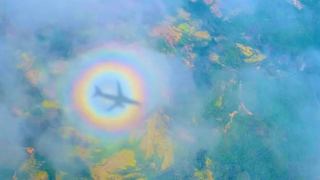 OPTICAL PHENOMENON | Passenger Films 'Glory' Circling Plane Shadow