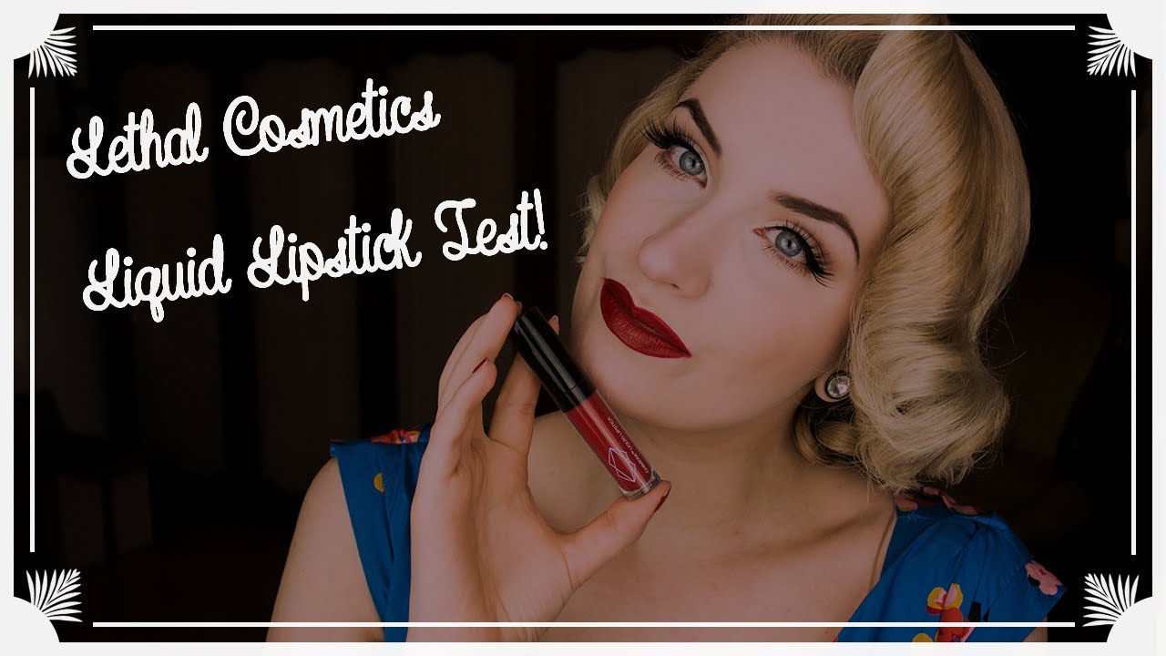 Lethal Cosmetics Liquid Lipstick Review
