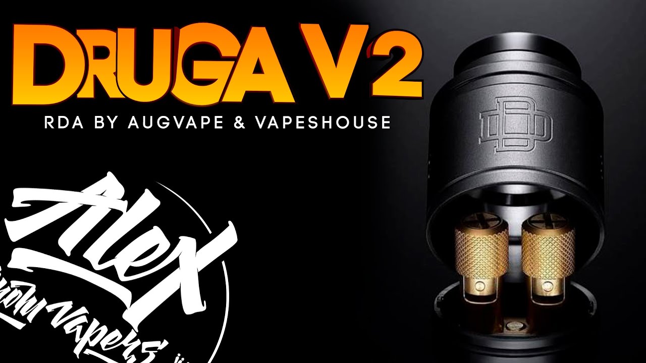 ПОЙМАЛ НОСТАЛЬГИЮ - DRUGA V2 RDA by Augvape & Vapeshouse l Alex VapersMD review 🚭🔞