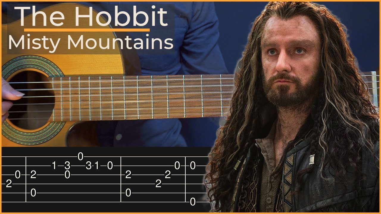 Misty Mountains Cold - The Hobbit (Simple Guitar Tab)