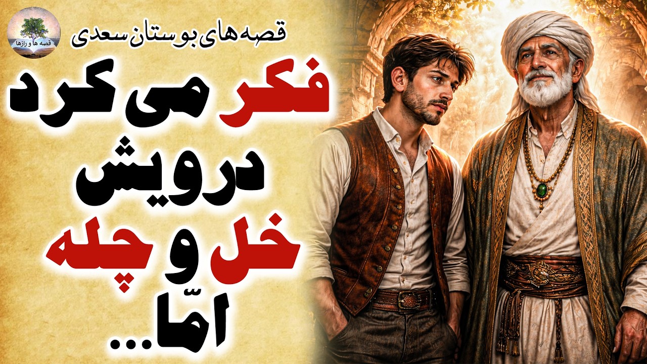 جواب درویش همه چی رو عوض کرد!!⭐قصه های بوستان سعدی⭐داستان فارسی