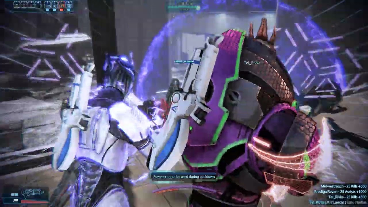 Mass Effect 3 Asari Justicar Adept, Firebase Vancouver - Reaper, Platinum.