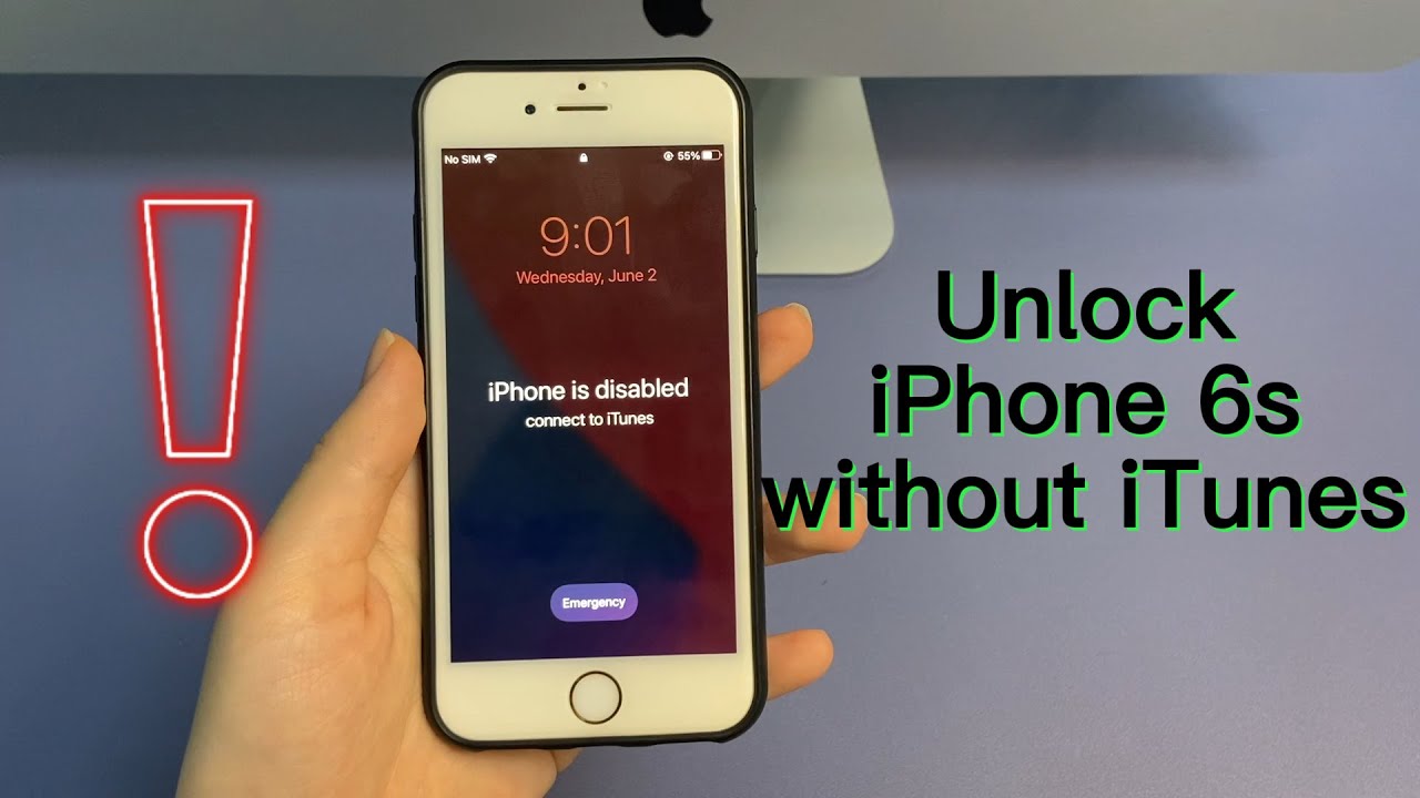How to Unlock Disabled iPhone 6s without iTunes or Passcode