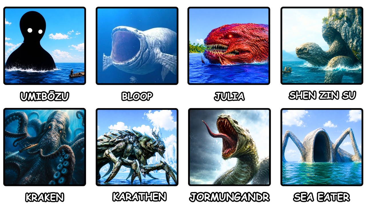 Largest Sea Monsters Explained in 9 Minutes