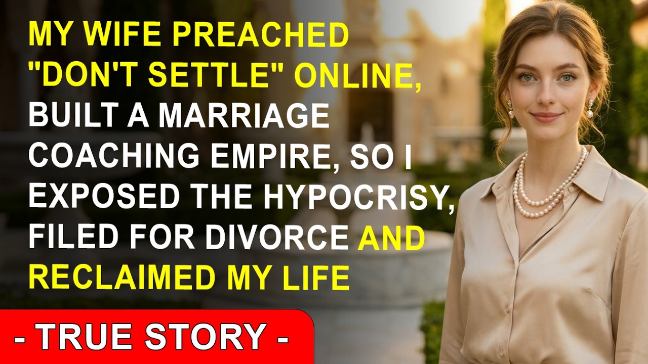 My Wife Preached &ldquo;Don&rsquo;t Settle&rdquo; Online, Built A Marriage Coaching Empire, So I Exposed The Hypocrisy