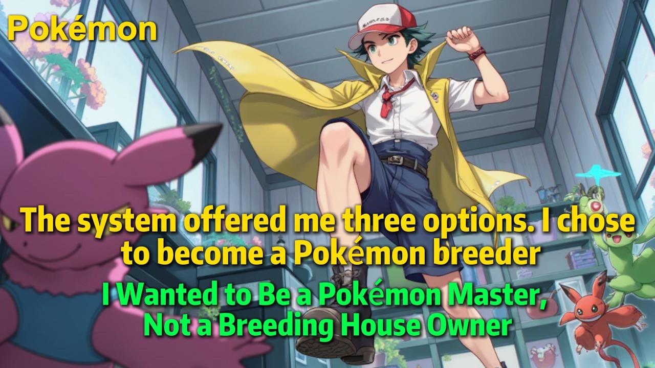 The system gave me three choices, and I chose to be a breeder.#pokemon  #ashketchum