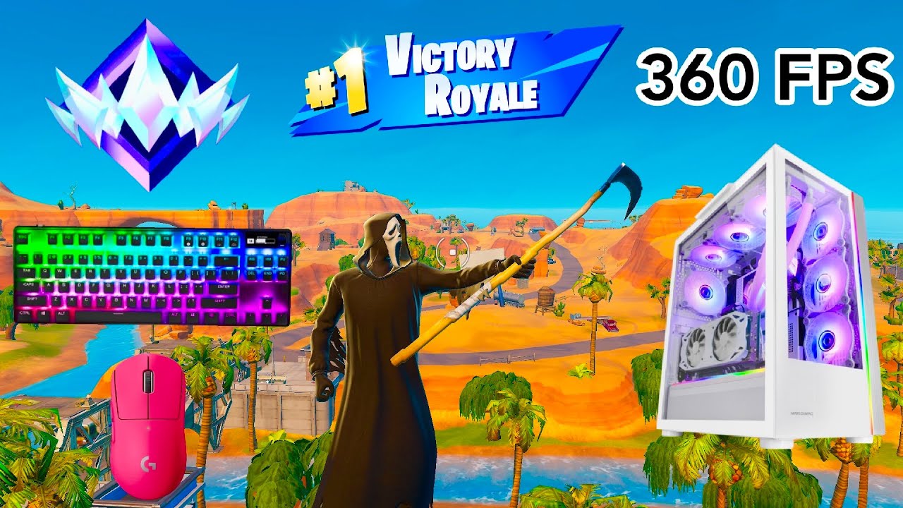 Fortnite Unreal Ranked Reload On PC | Keyboard & Mouse Gameplay | 360 FPS | 4K