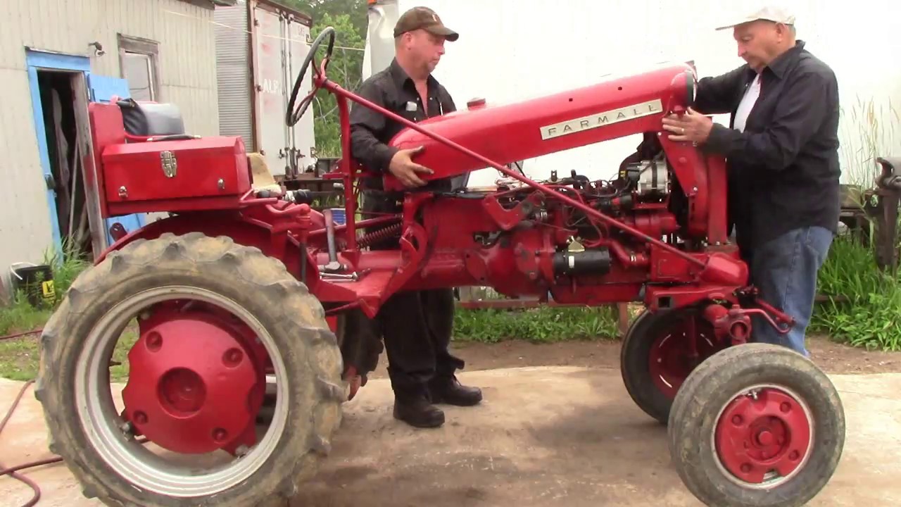 Ремонт коробки отбора мощности трансмиссии Farmall Cub