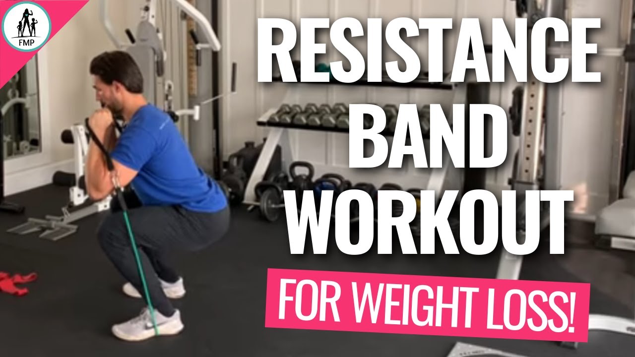 Resistance Band Workout for Weight Loss - AT HOME