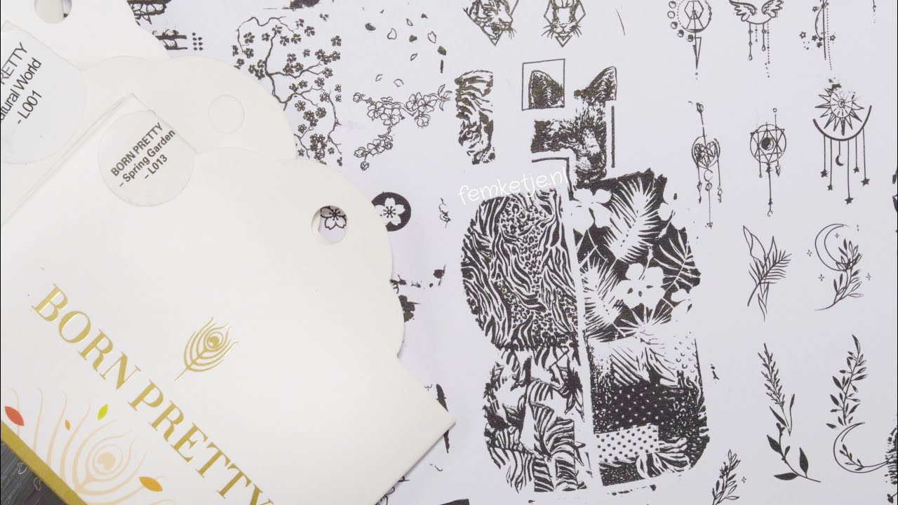 Born Pretty Store Stamping Plate Review & Swatches - femketjeNL
