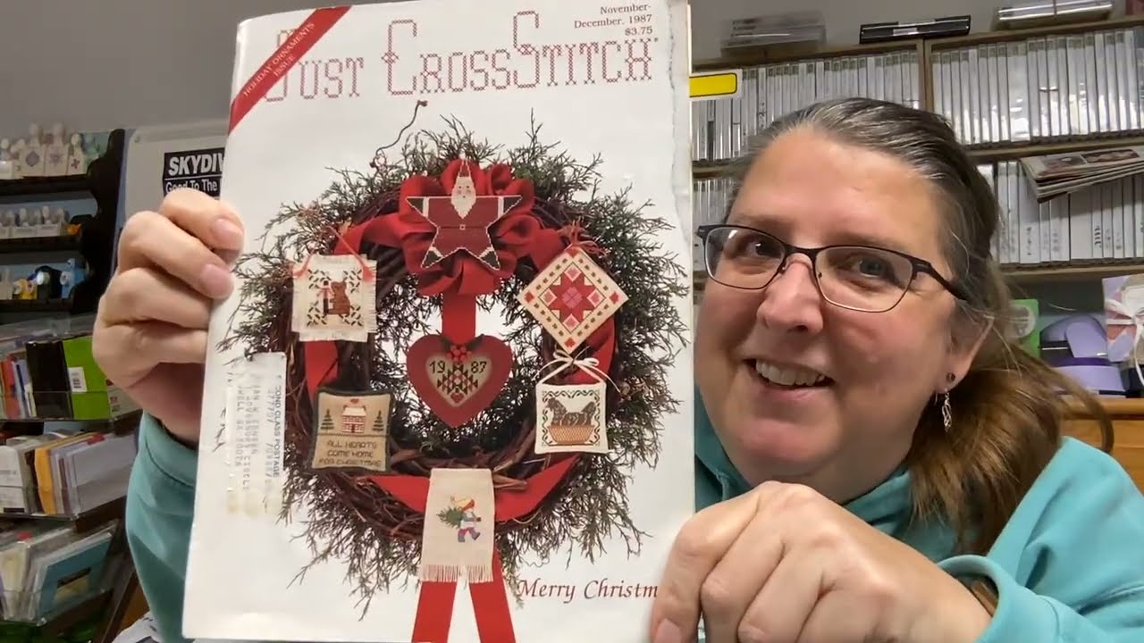 Flosstube #163: The Northwoods Stitcher- 6 lil pillows, cross stitch progress, show offs and MORE