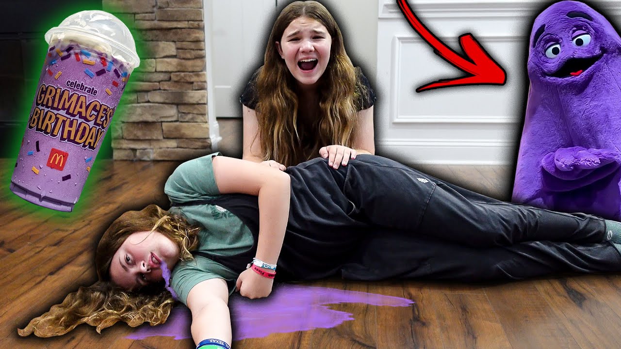 The Grimace Shake! My Best Friend Tried The Grimace Shake (Carlaylee HD Skit)