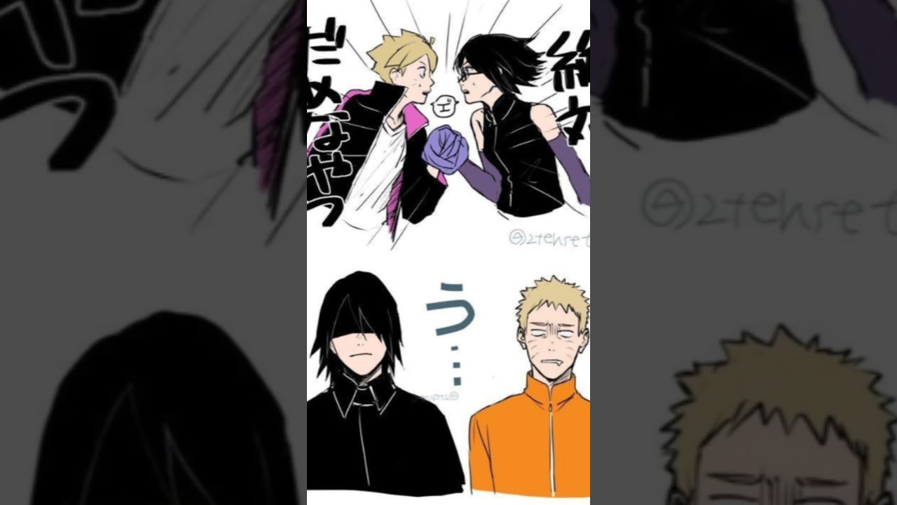 [Both they are smililar 😆]_{Edit}#naruto#sasuke#boruto#sarada#narutouzumaki#anime#shorts