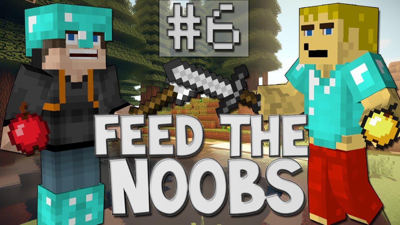 Minecraft FeedTheNoobs #6 Tanque de lava & Advanced Diamond Drill !