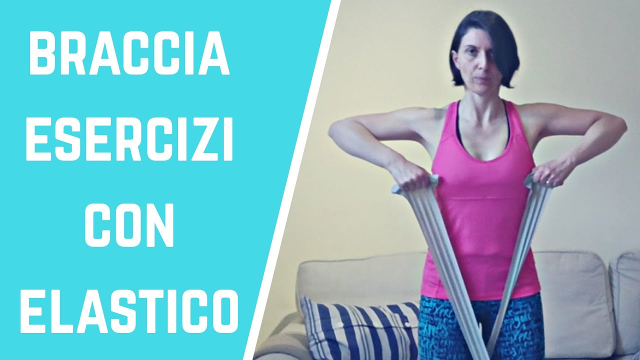 Braccia con Elastico - Allenamento a casa, facile per Principianti|La mia vita naturale