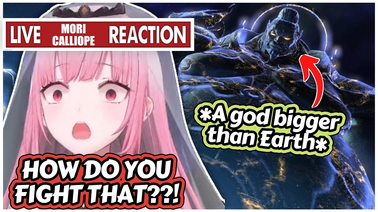 Calli's JAW DROP to Asura's Wrath Legendary Moment [Hololive EN]