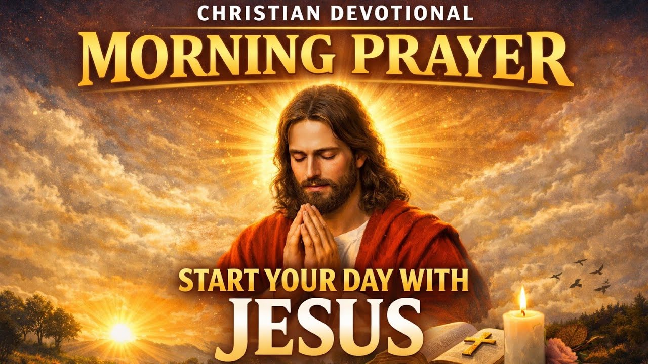 Powerful Morning Prayer with Jesus | Invite God’s Blessings, Peace and Protection Into Your Day