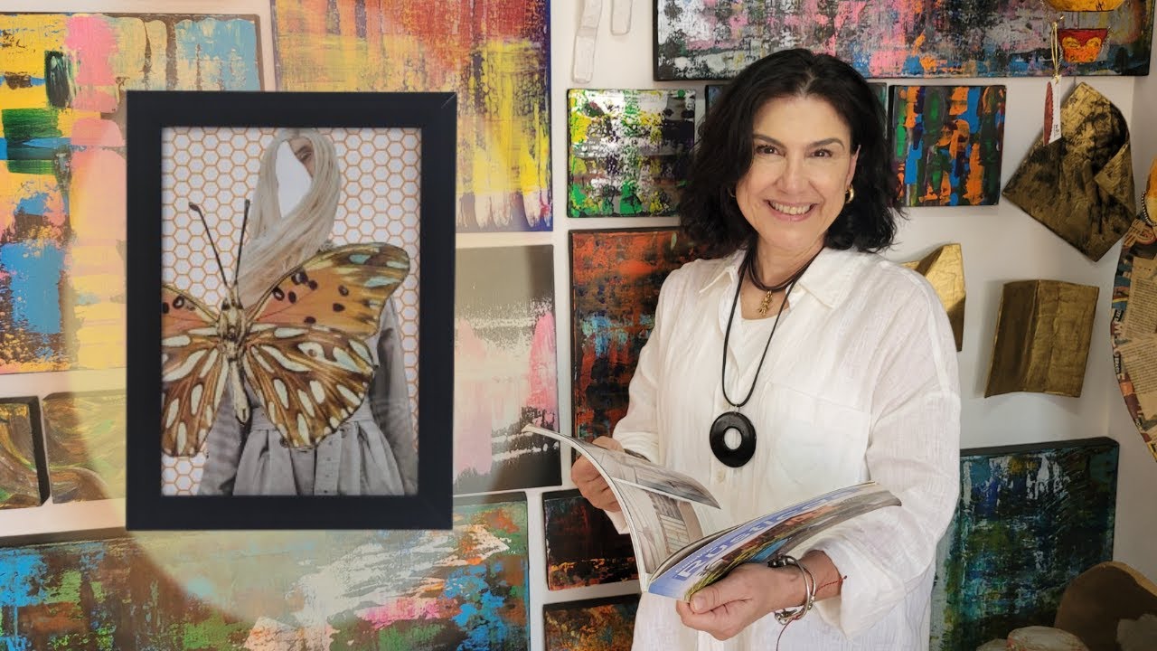 COLAGEM SURREAL usando REVISTAS - Maria Ateliê