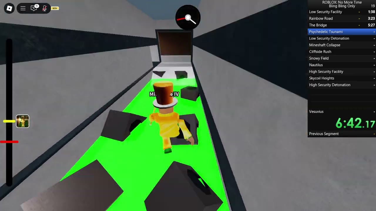 roblox no more time speedrun (bling bling only%) (28:57)