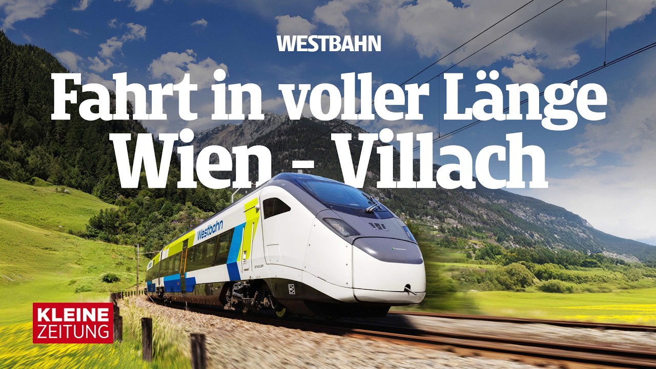 Westbahn Wien - Graz - Klagenfurt - Villach | Die Fahrt in voller Länge aus dem Führerstand